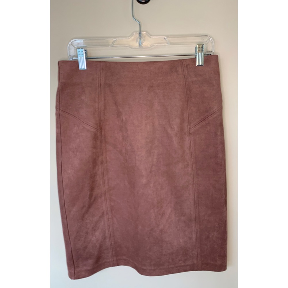 Marc Jacoba Faux Suede Skirt